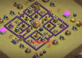 Top Town Hall 7 War Base Guide - Clash of Clans #21226