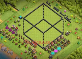 Town Hall 8 Progress Base: Fun Strategies for Clash of Clans #21240