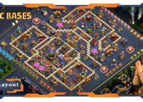 Top TH17 Base for Legend League & Anti-Trophy - CoC #21242