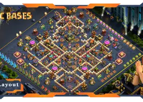 Top TH17 Defence Base | Anti Trophy Layout - Clash of Clans #21251