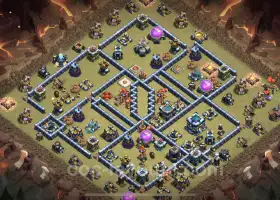 Best Anti 2 Stars TH13 War Base - Clash of Clans Copy #21257