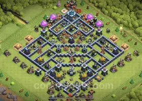 TH13 Trophy Base Link - Anti Everything Defense | COC #21274