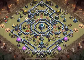 Best Anti 3 Stars TH13 War Base - Anti Air Defense Link #21277