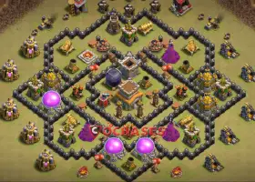 Top Town Hall 8 War Base | Clash of Clans Copy Link #21280