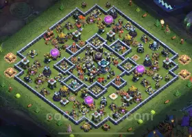 TH13 Farming Base Link - Hybrid Layout for Clash of Clans #21284