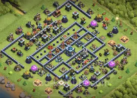 Top TH13 Trophy Base: Anti 3 Stars & Links - Clash of Clans #21301