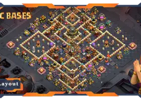 Top TH17 War Base Layout - Anti 3 Stars & Anti Air #21305