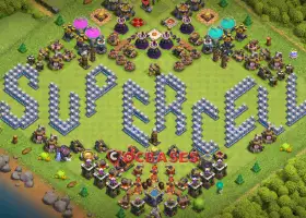 Clash of Clans Town Hall 12 Progress Base & Copy Link #21316