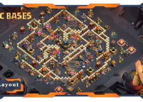 Top TH17 Base Layouts for WarCWL & Defense - Clash of Clans #21325