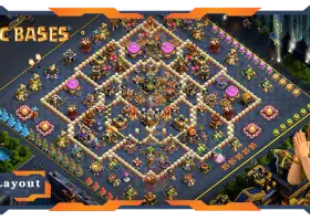 Top TH17 Farming Base: Anti 3 Star Hybrid Layouts – CoC #21328