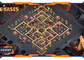 Top TH17 War Base - Anti 2 Stars & Electro Dragon Layout #21331