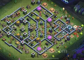 Farming Base TH13 with Link - Anti Everything | COC Design #21337