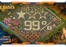 Top TH17 Base: Link & TrollFunny Layout - Clash of Clans #21342