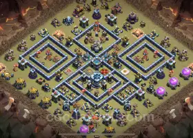 Best TH13 War Base: Anti 2 Stars League Copy & Link #21349