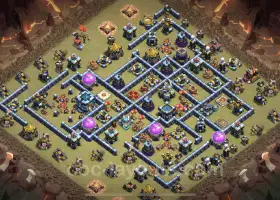 Top TH13 War Base: Anti 3 Stars & Legend League Link #21351