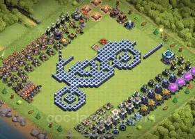 Best Funny TH13 Troll Bases with Links - Clash of Clans #21373