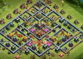 Town Hall 14 Farming Base: Anti-Ground & Trophy Protection #21376