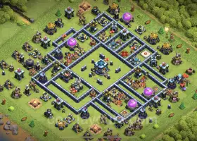 Top Anti 3 Star TH13 Base – Clash of Clans Defense #21379