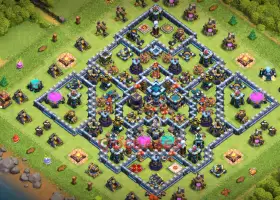 Top Town Hall 13 Hybrid Base Designs | Clash of Clans #21383