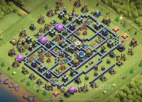 Top TH13 Trophy Base - Anti Everything for Clash of Clans #21384