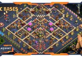 Top TH17 Farming Base - Anti 3 Star Layout in Clash of Clans #21385