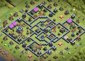 Max Levels TH13 Base Copy & Link - Clash of Clans Tips #21394