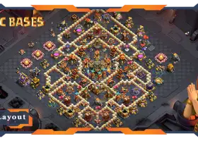 Top TH17 War Base: Anti 3 Stars Layouts for Clash of Clans #21395