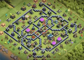 Best Anti-Everything TH13 Base Link - Clash of Clans #21396