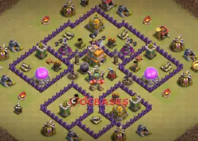 Top Town Hall 7 War Base Layout | Clash of Clans Strategy #21408