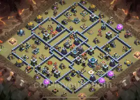 Best Max Level TH13 War Base - Anti Everything Link #21416