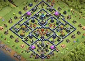 Top Hybrid Anti-Everything TH13 Base with Link - COC #21424