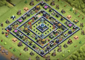 Top Anti 3 Stars TH13 Base - Clash of Clans Defense #21428