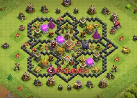 Top Town Hall 8 Farming Base & Copy Link | Clash of Clans #21429