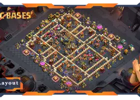 Top TH17 Base Layouts for War CWL - Clash of Clans #21430