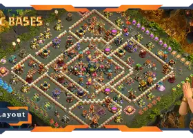 Top TH17 Farming Base: Anti-Air & Anti-3 Stars Layouts #21435