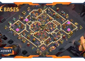 Top TH17 Base Layouts for War, CWL & Anti Everything - COC #21442