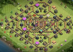 Farming Base TH14: Anti 2 Stars, Legend League Copy #21451