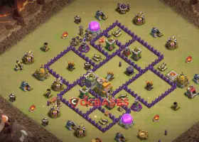 Top Town Hall 7 War Base: Compact & Anti-Air Strategy #21467