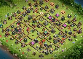 Best Anti-3 Stars TH14 Base - Clash of Clans Hybrid #21471