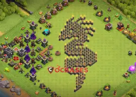 Clash of Clans Town Hall 9 Progress Base & Copy Links #21473