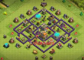 Top Town Hall 7 Hybrid Base for Clash of Clans - Anti 3 Stars #21483