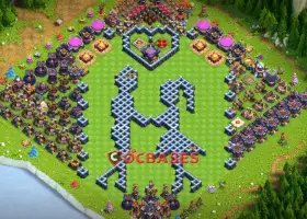 Town Hall 15 Progress Base for Clash of Clans - Fun Designs! #21493