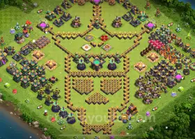 Best Funny TH14 Troll Bases - Clash of Clans Art Copy #21498