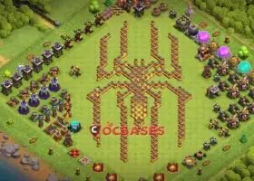 Town Hall 10 Progress Base - Clash of Clans Fun Guide #21507