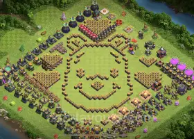 Funny Troll Bases for TH14 - Clash of Clans Art & Links #21511