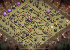 Top Anti 2 Stars TH14 War Base with Link for Clash of Clans #21524