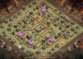 Top Anti 3 Stars TH14 War Base Copy - Clash of Clans #21531