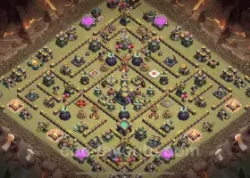 Top TH14 Anti 3 Stars War Base Link - Clash of Clans #21534