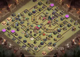 Top Anti 3 Stars TH14 War Base - Electro Dragon Defense #21536