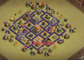 Top Town Hall 7 War Base - Clash of Clans Copy Link #21537